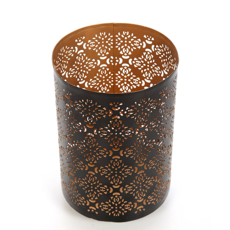 Hosley Diamond Cut Candle Holder 8 Inch Height Ideal Gift for Wedding Spa Lantern Reiki Decor LED Candles P9 - Image 5
